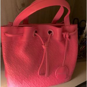 Brand New Cole Haan bag, Fuschia Pink mini bag with long strap.
